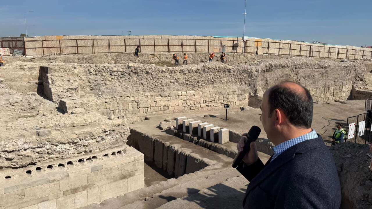 Konya'da tarihin kapısı aralandı! 25 metrelik dev yapı gün yüzüne çıktı 2
